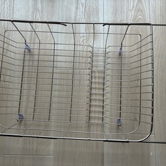 スライド水切りバスケット　深型ワイド【未使用】の画像