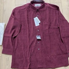【新品】長袖シャツストレッチ伸縮素材　LL の画像