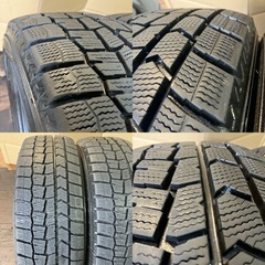 良品! スタッドレス185/65R15 2本／DL WM02 8分上 A4891-71の画像