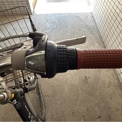 《受付終了》【お取引日時限定】シティサイクル　27インチ　6段変速  LEDオートライトの画像