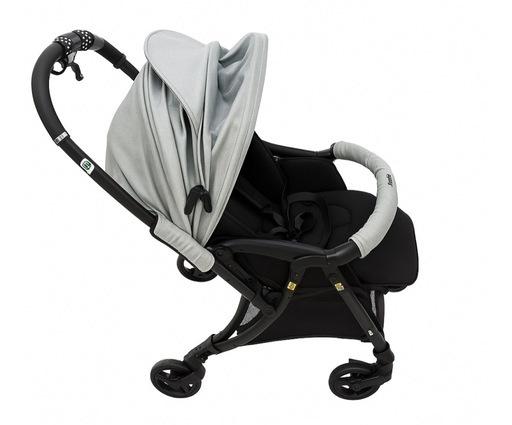 両対面式シングルベビーカー（大容量カゴ付き）美品