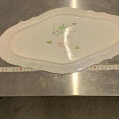 0603-036 オバールプレート　リトルガーデン　前田まゆみの画像