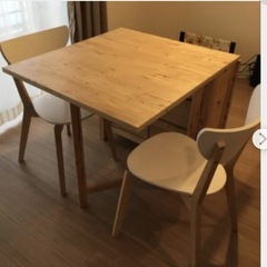 IKEA ノールドミーラ　イス4つ付き