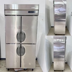 直接引き取り5%OFF フクシマ 4面冷蔵庫 URN-090RM...