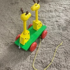 【赤ちゃんの木製おもちゃ🦒】の画像