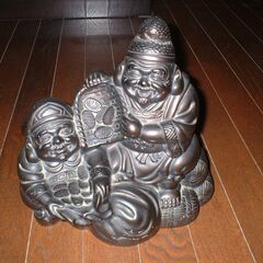 置き物　大黒様と恵比須様