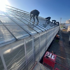 温室ビニールハウス建設業の画像