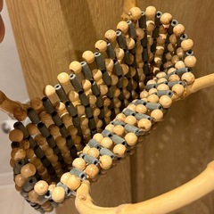 deicy ウッドビーズ×バンブーハンドルバッグの画像