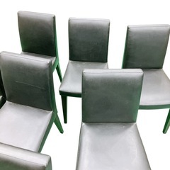  【大田区倉庫引取限定！】 ダイニングチェア 8脚 黒　家具 椅子 現金OK・値下げ相談可！の画像