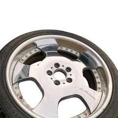 深リム　ディッシュアルミ 19インチホイール　タイヤ　４本セット アルファード　当時物　SSR SPEEDSTER Vienna ヴィエナ　ビエナD ディッシュ　日本製　深リム　pcd114.3 5穴　エルグランドエスティマオデッセイフーガスカイライン　深リムworkワークユーロラインの画像