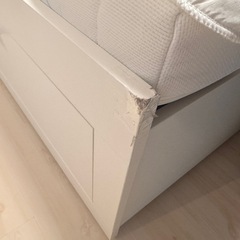 6/14,15,22 IKEA ブリムネス セミシングル～クイーンサイズベッドの画像