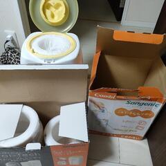 コンビ Combiにおいクルルンポイ 紙おむつ処理ポット+　歩行 補助 具の画像