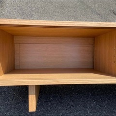 ◆早い方優先‼︎無印良品 MUJI オーク材 AVラック シンプル TVボード 110cm 1人暮らし 北欧モダン ナチュラルモダン テレビボード ローボードの画像