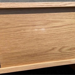 ◆早い方優先‼︎無印良品 MUJI オーク材 AVラック シンプル TVボード 110cm 1人暮らし 北欧モダン ナチュラルモダン テレビボード ローボードの画像