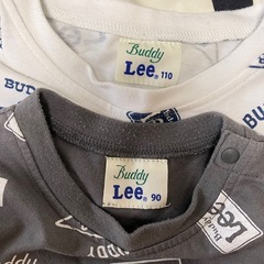 【110&90 リンクコーデ】Lee Tシャツ2枚セット売りの画像