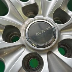 【中古美品☆キズ少な目】ECO FORME17インチアルミホイール(トヨタ系ストレートナット仕様)の画像