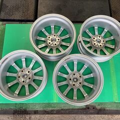 【中古美品☆キズ少な目】ECO FORME17インチアルミホイール(トヨタ系ストレートナット仕様)の画像