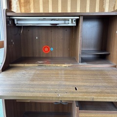 レトロ　勉強机　アンティークの画像