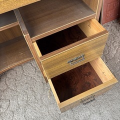 レトロ　勉強机　アンティークの画像