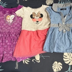 ２歳向けワンピース3枚