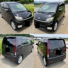 5万キロ4WDサビ無し車検対応可能ムーヴカスタムRSターボ禁煙車...