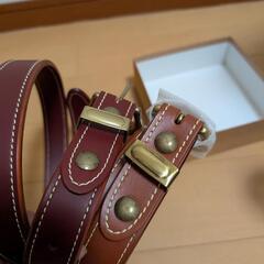 ④BP日本製牛革ベルト　未使用の画像