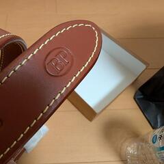 ④BP日本製牛革ベルト　未使用の画像