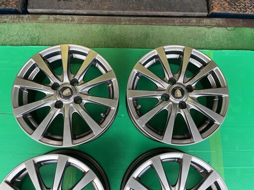 【中古美品☆コンパクトカー適合多種】MANARAY SPORT 14インチアルミホイール ４本セット