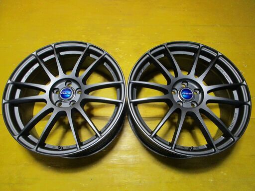 B2027 RAYS gram LIGHS 2本SET 18インチ 7.5j 100/5穴 +50 軽量ホイール