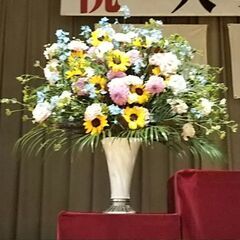 フラワーアレンジメント、季節の寄せ植え、ドライフラワーアレンジメント/苔玉/盆栽/リースの画像
