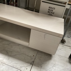 訳あり　テレビ台　ホワイト　中古の画像