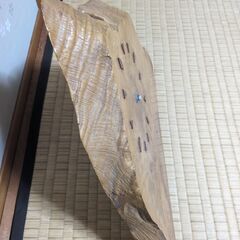 欅/ケヤキ　置時計　オーダー製品　【時計ジャンク】の画像