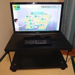 液晶テレビ TOSHIBA REGZA 19インチ テレビ台付き