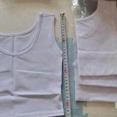 短め丈 4枚セットタンクトップ キャミソール ダンスの画像