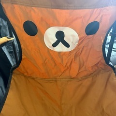 リラックマ アウトドアチェア 折りたたみの画像