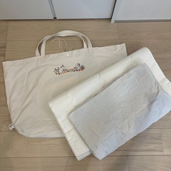 ムーミン　刺繍　お昼寝用ふとん　保育園