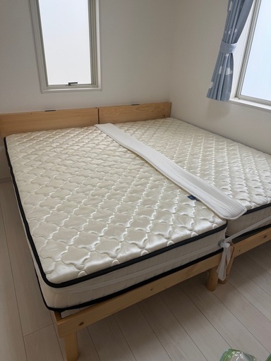 ベットフレーム　マットレスセット