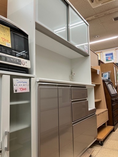 リユースマン倉敷 ニトリ　キッチンボード シルバー キッチン収納 棚