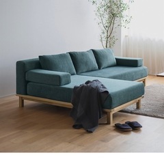 sieve  ソファ、オッドマン付　rect.unit sofa wideの画像