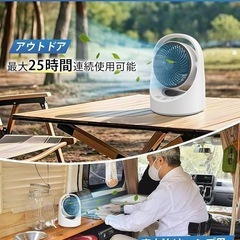 新品未使用　サーキュレーター　小型　卓上　首振りの画像