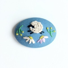 刺繍ブローチ初心者ワークショップ参加者募集🌿材料込¥2200 - ワークショップ