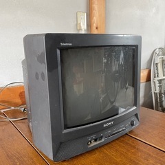 ソニーブラウン管テレビの画像