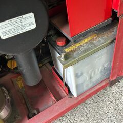 【ジャンク】新ダイワ 防音型 エンジン 溶接機 発電機 EGW145M セル始動 バッテリー付き 動作未確認 修理・部品　岐阜県多治見市引き取りの画像