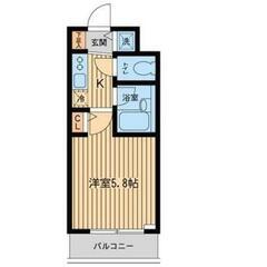 🌈 市ケ谷駅 徒歩6分 💸 敷金＆礼金ゼロ・🌈『ザ・パーククロス市ヶ谷　205』A 1hszuc - 新宿区