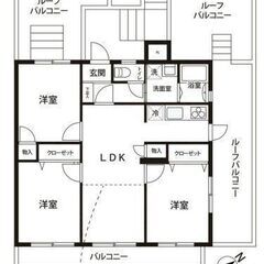 💞東武練馬駅徒歩14分💞最上階角部屋！ルーフバルコニー付き…