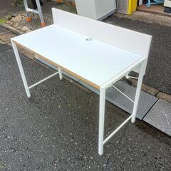 電源付きデスク　ホワイト