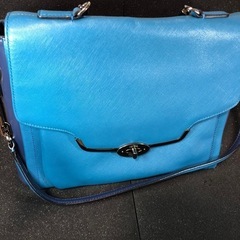 COACH マディソン　2way ショルダーバッグ 青　E137...