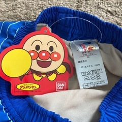【新品タグ付き✨️】アンパンマン水着90センチの画像