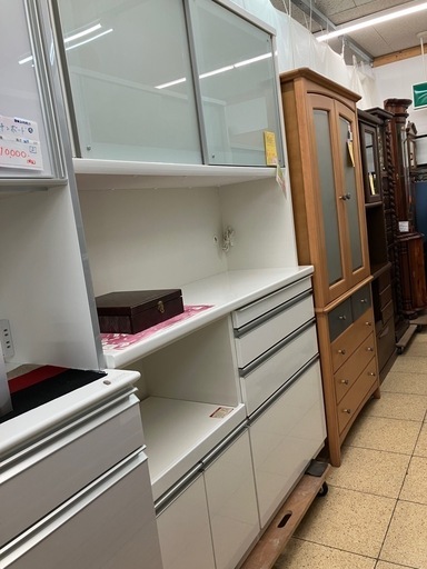 リユースマン倉敷 キッチンボード ホワイト キッチン収納 棚