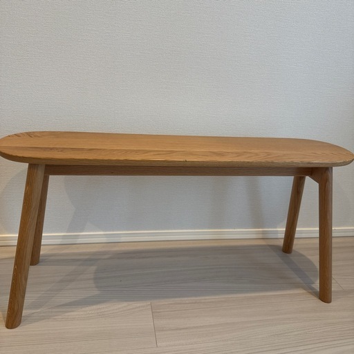 高野木工木製ベンチ